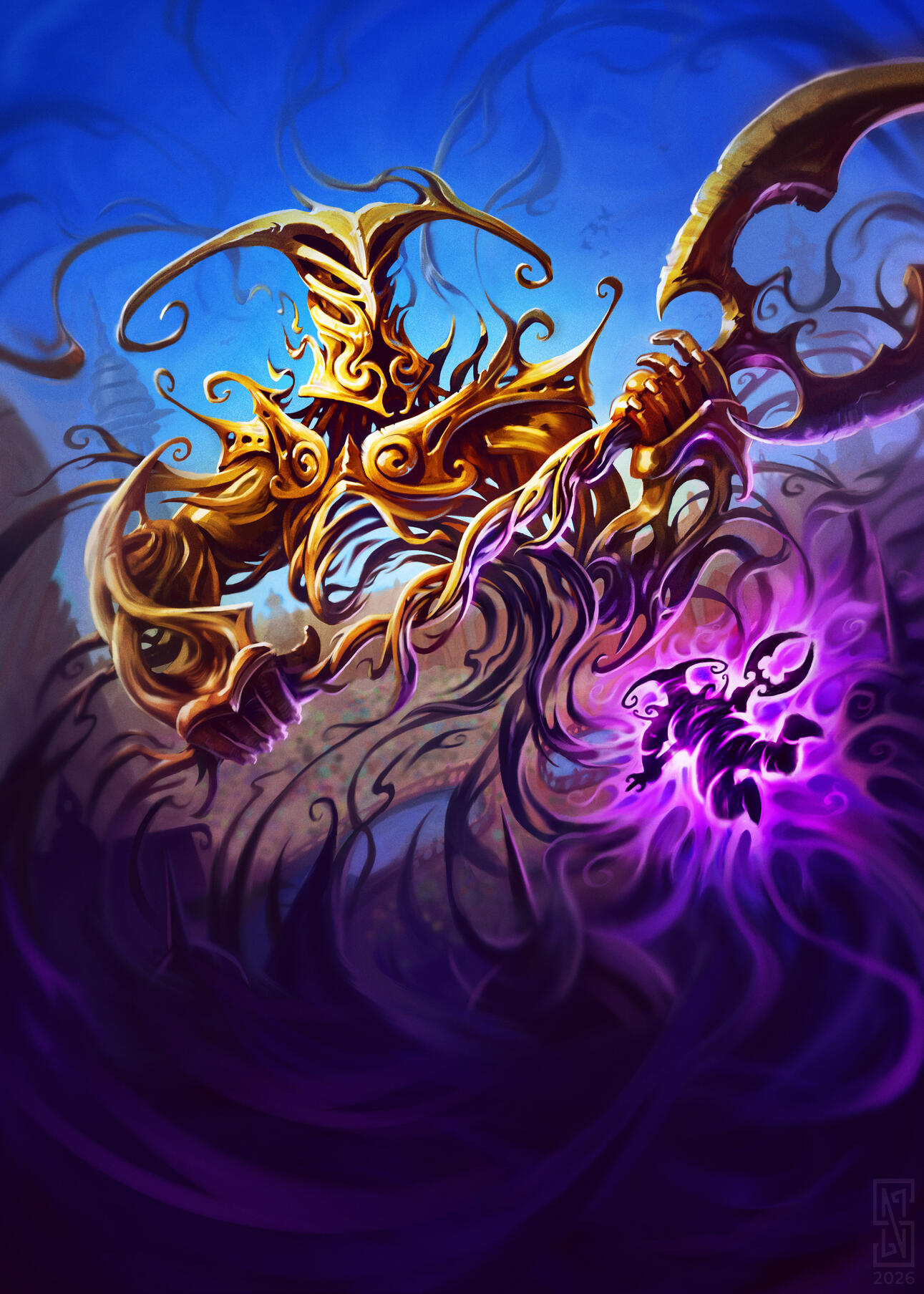 MTG Portfolio Illustration "Rapid Replica"
